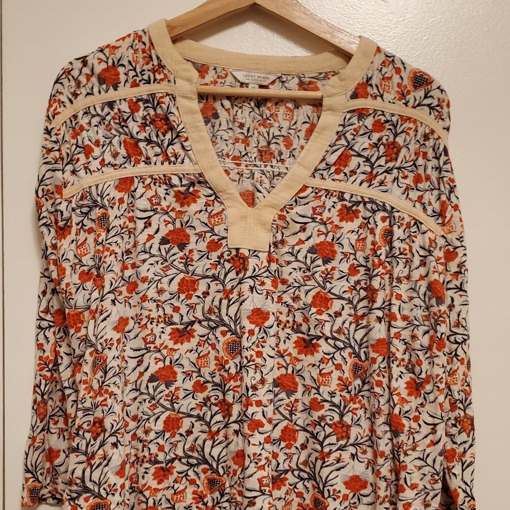 Lucky Brand Peasant Top